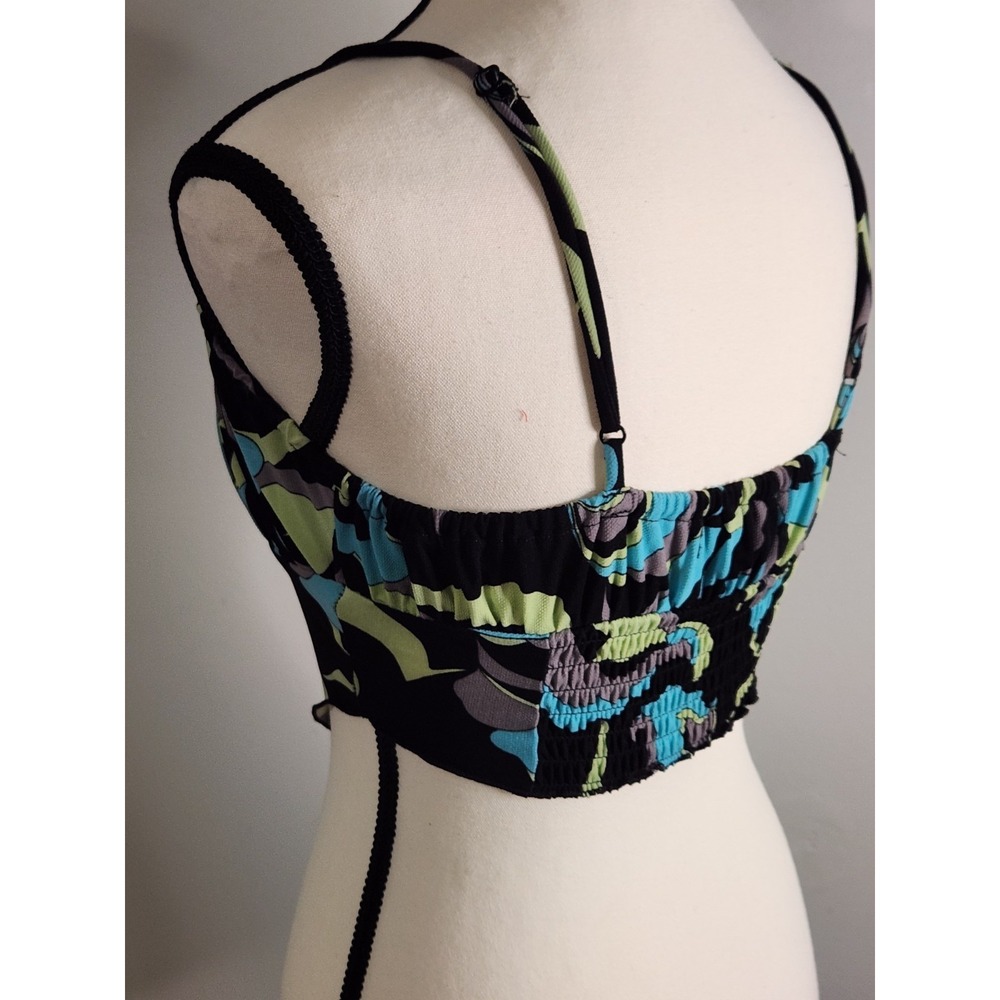 Urban Outfitters Multicolor  Spagetti Strap Y2K Sz XS Retro Beach Night‎ out - Picture 3 of 7